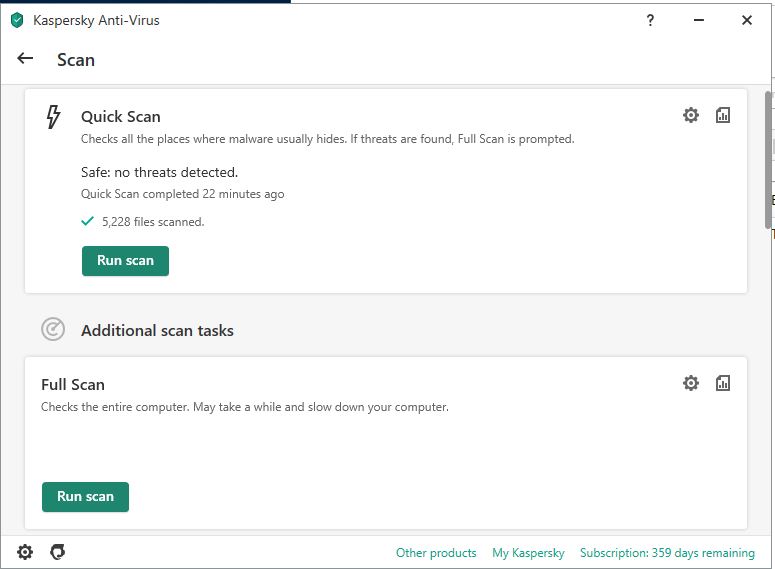 Check for malware infection:
Run a full system scan with your antivirus software