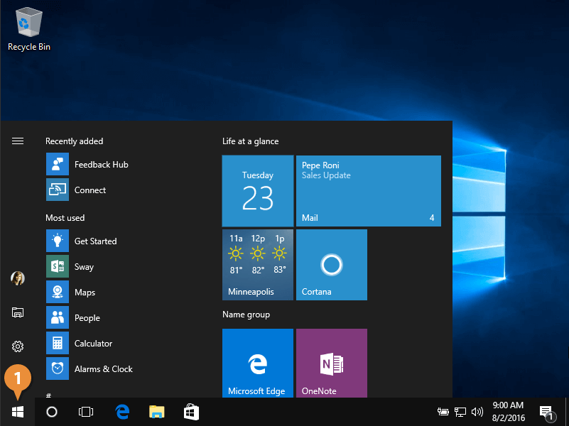 Check the Windows version and compatibility requirements:
Open the Start menu and click on Settings.