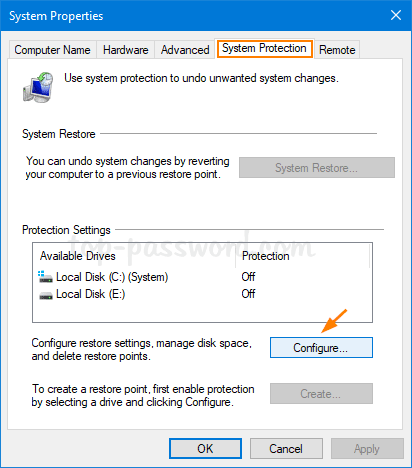 Click on System Protection from the left pane.
Click on System Restore and follow the prompts to choose a restore point.