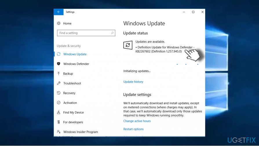 Click on the update button and wait for the update process to complete.
Restart your computer to ensure the antivirus software is fully updated.