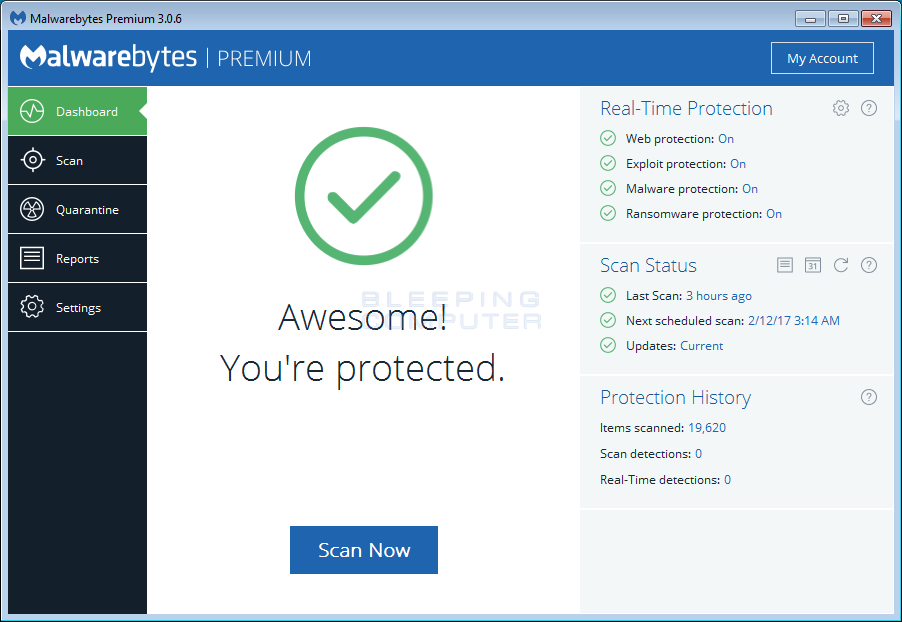 Download a reputable malware removal tool such as Malwarebytes
Install the tool on your computer