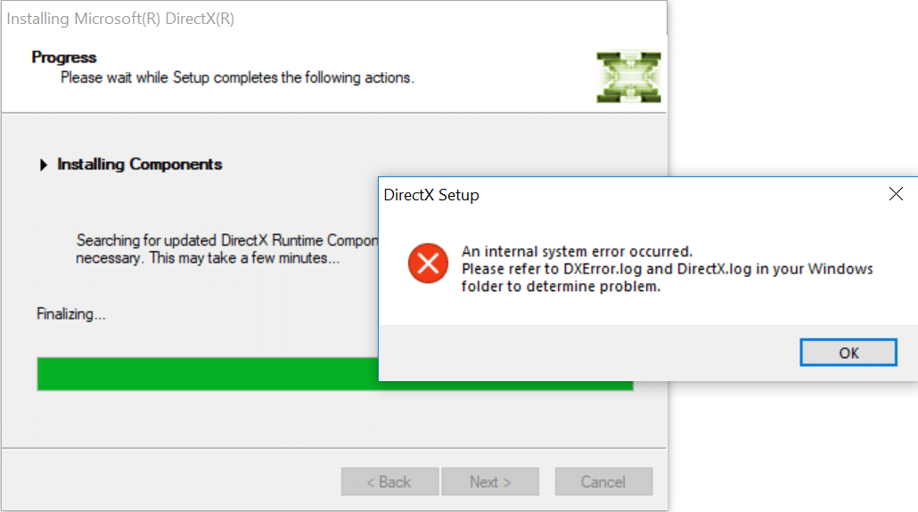 Download the DirectX installer to your computer.
Run the DirectX installer and follow the on-screen prompts to install the latest version.