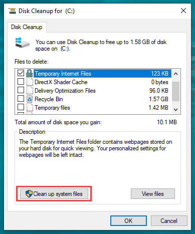 Ensure your operating system and drivers are up to date
Run a disk cleanup to remove temporary files and free up space