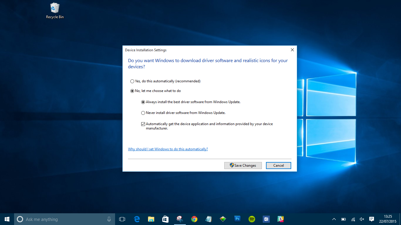 Follow the prompts to install the latest version of the device driver
Restart the computer after the driver update process is complete