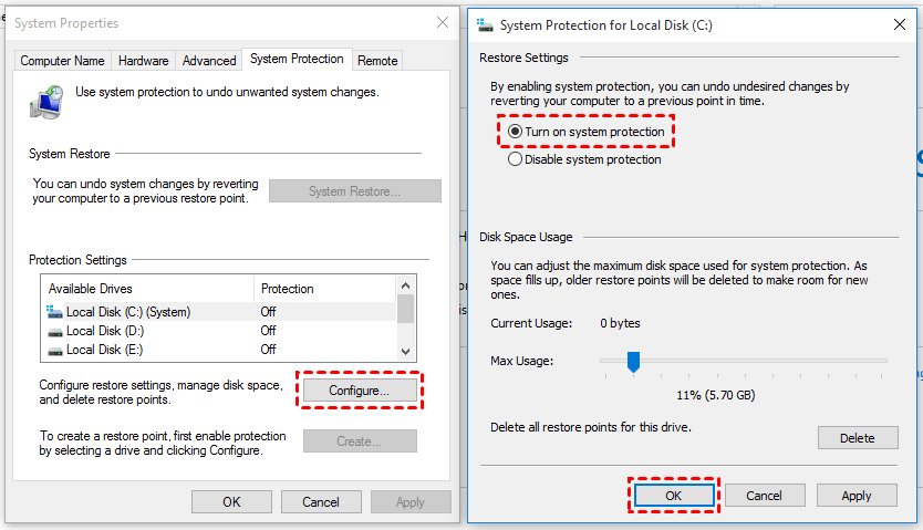 In the System window, click on "System Protection" in the left sidebar.
Click on "System Restore" and follow the prompts.