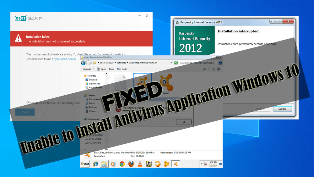 Install a reliable antivirus software if not already installed
Open the antivirus program