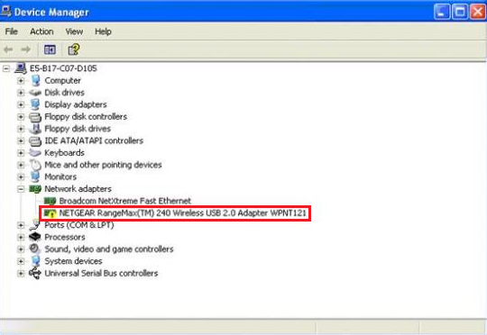 Locate the Broadcom NetXtreme II Adapter.
Right-click on the adapter and select Update driver.