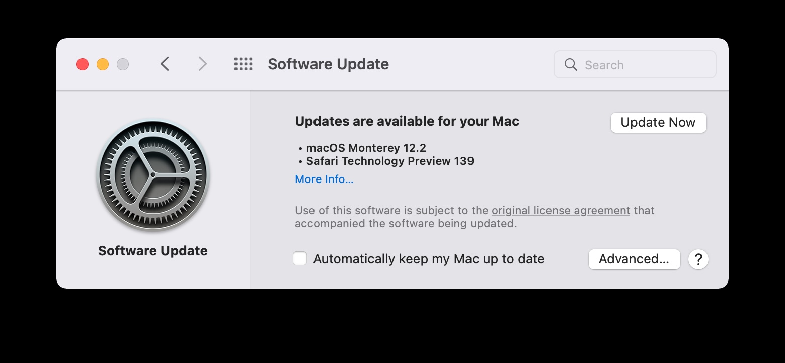 Look for an option to "Check for Updates" or "Update Software."
If an update is available, click on the option to update the software.