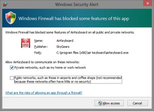 Make sure that Baofeng.exe is allowed through your firewall and security software.
Temporarily disable your firewall or add Baofeng.exe as an exception.