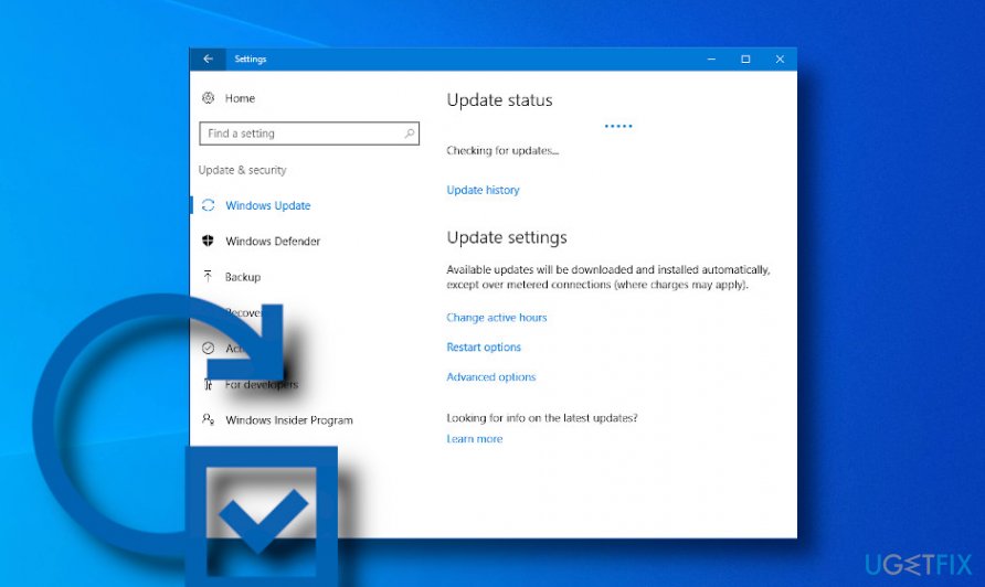 Navigate to Windows Update or Update & Security
Check for available updates