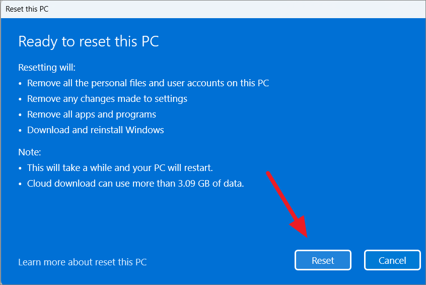 Once the uninstallation process is finished, restart your computer to ensure all changes take effect.
Click on the "Start" button, select "Restart," and wait for your computer to reboot.