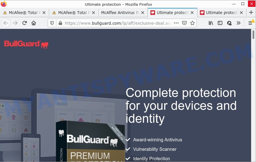 Open BullGuard by double-clicking on its icon.
Click on the "Settings" option.