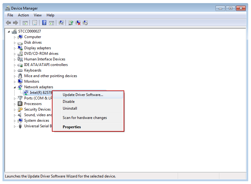 Open Device Manager by pressing Win+X and selecting Device Manager from the menu.
Expand the Network adapters category.