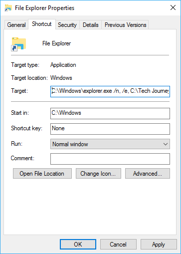 Open File Explorer by pressing Windows key + E.
Navigate to the following locations:
