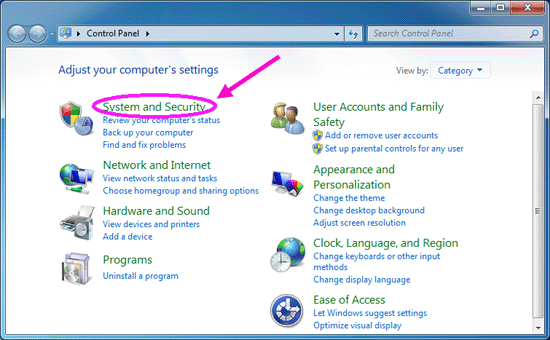 Open the "Control Panel" on your computer
Select "Programs" or "Programs and Features"