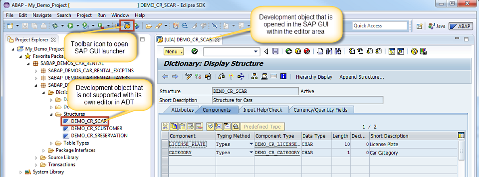 Open the SAP GUI software.
Click on the Help menu.