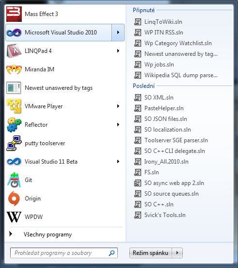 Open your Visual Studio project
Go to the Project menu