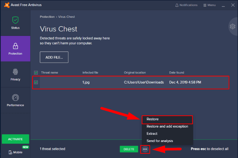 Perform a thorough antivirus scan to ensure the file is not a false positive
Restore the file from a reliable backup or from the game installation files