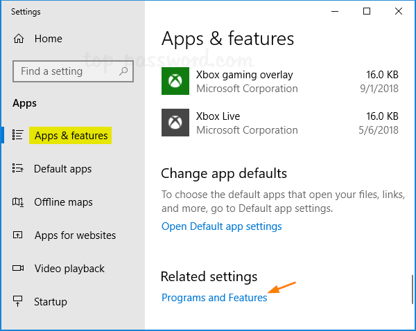 Press Windows Key + I to open the Settings app.
Select Apps or Apps & Features.
