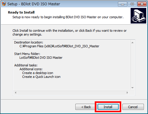 Restart your computer
Update or reinstall BDlot DVD ISO Master