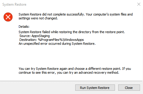 Select a restore point prior to the occurrence of the Berepetition.exe error.
Confirm the restoration process and wait for it to complete.