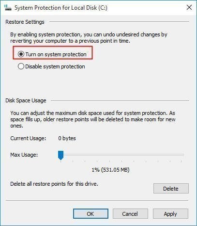 Select a restore point that was created before the beiertabsetup.exe error started occurring.
Confirm the restore point and wait for the process to complete.