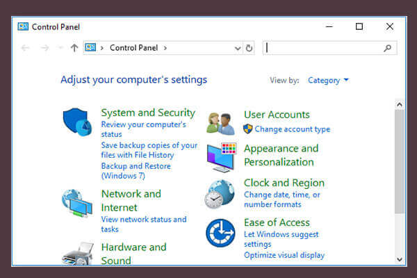 Step 1: Open the "Control Panel" on your computer.
Step 2: Click on "System" or "System and Security".