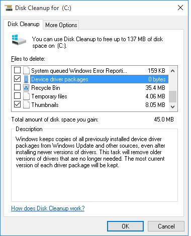 Update device drivers
Run a disk cleanup