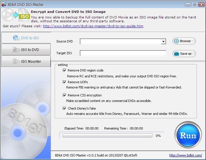 Visit the official website of BDlot DVD ISO Master
Download the latest version of the software