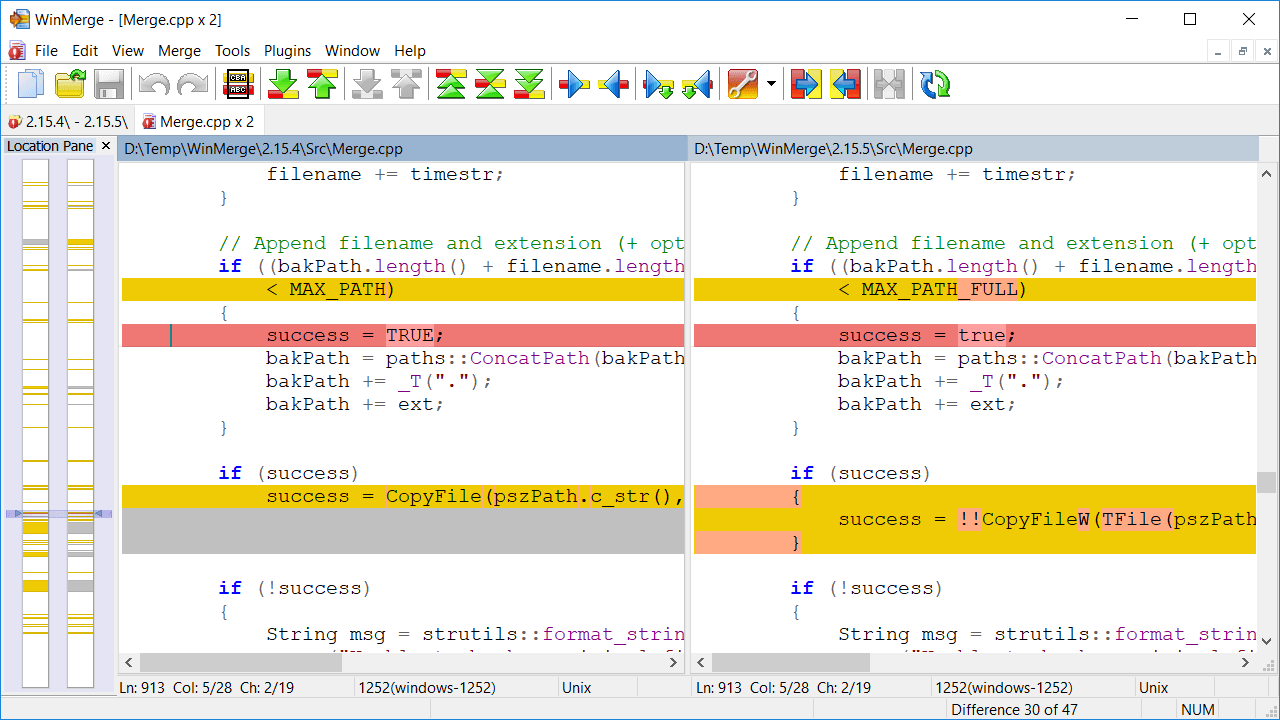 WinMerge: A free and open-source file comparison tool for Windows that allows you to compare files and folders, highlighting differences and merging changes.
DiffMerge: Another free file comparison tool that enables you to compare and merge files visually, with support for side-by-side and inline viewing.
